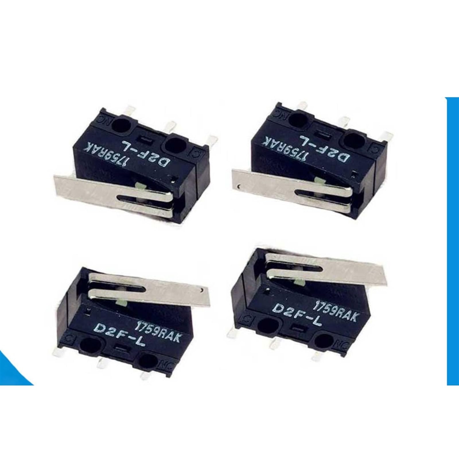 Micro-interrupteur de souris D2F-L pour réparer le double-clic défectueux du bouton D2F