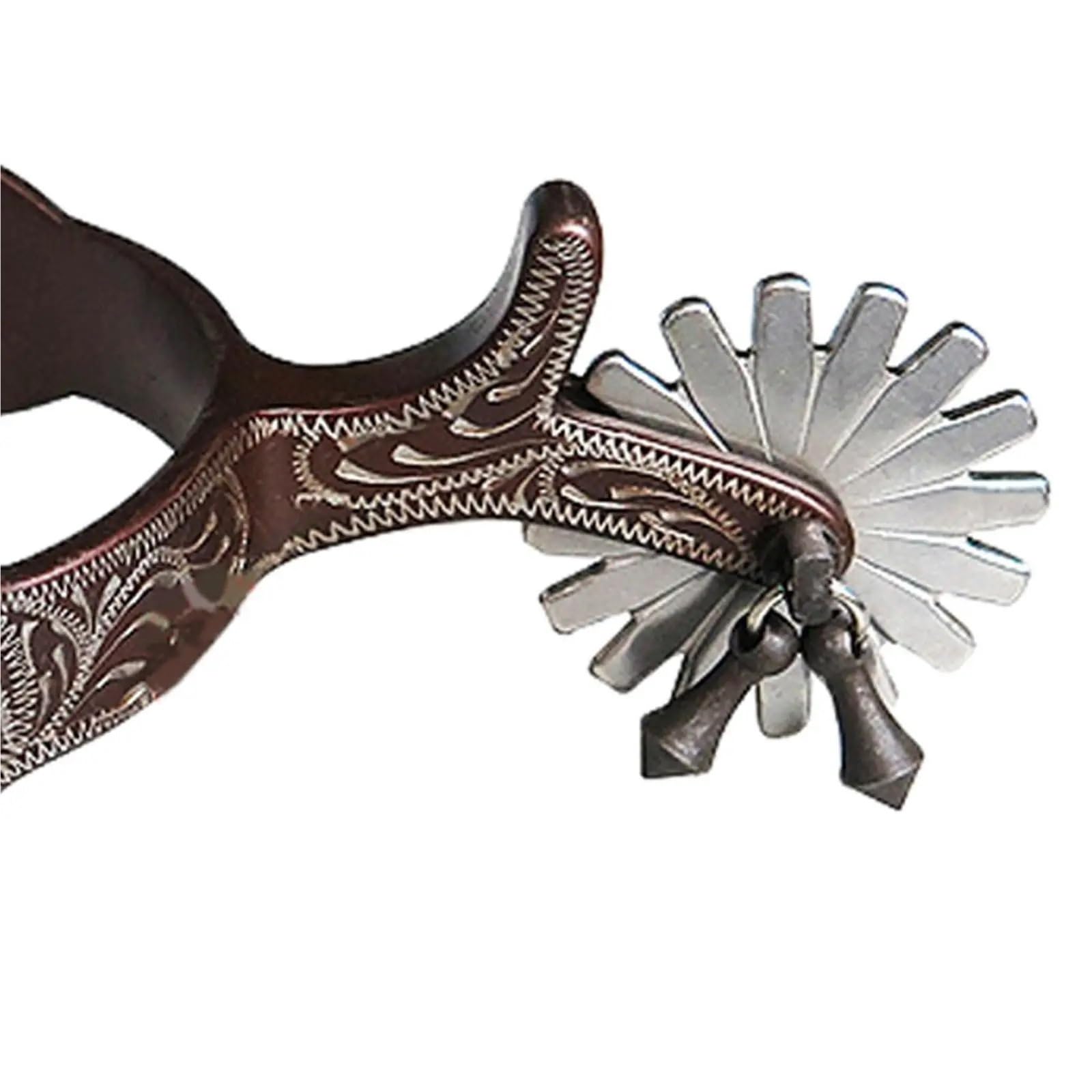 Caballos Espuelas Espuelas de Caballo de Acero Inoxidable, Equipo Ecuestre, 2 uds.