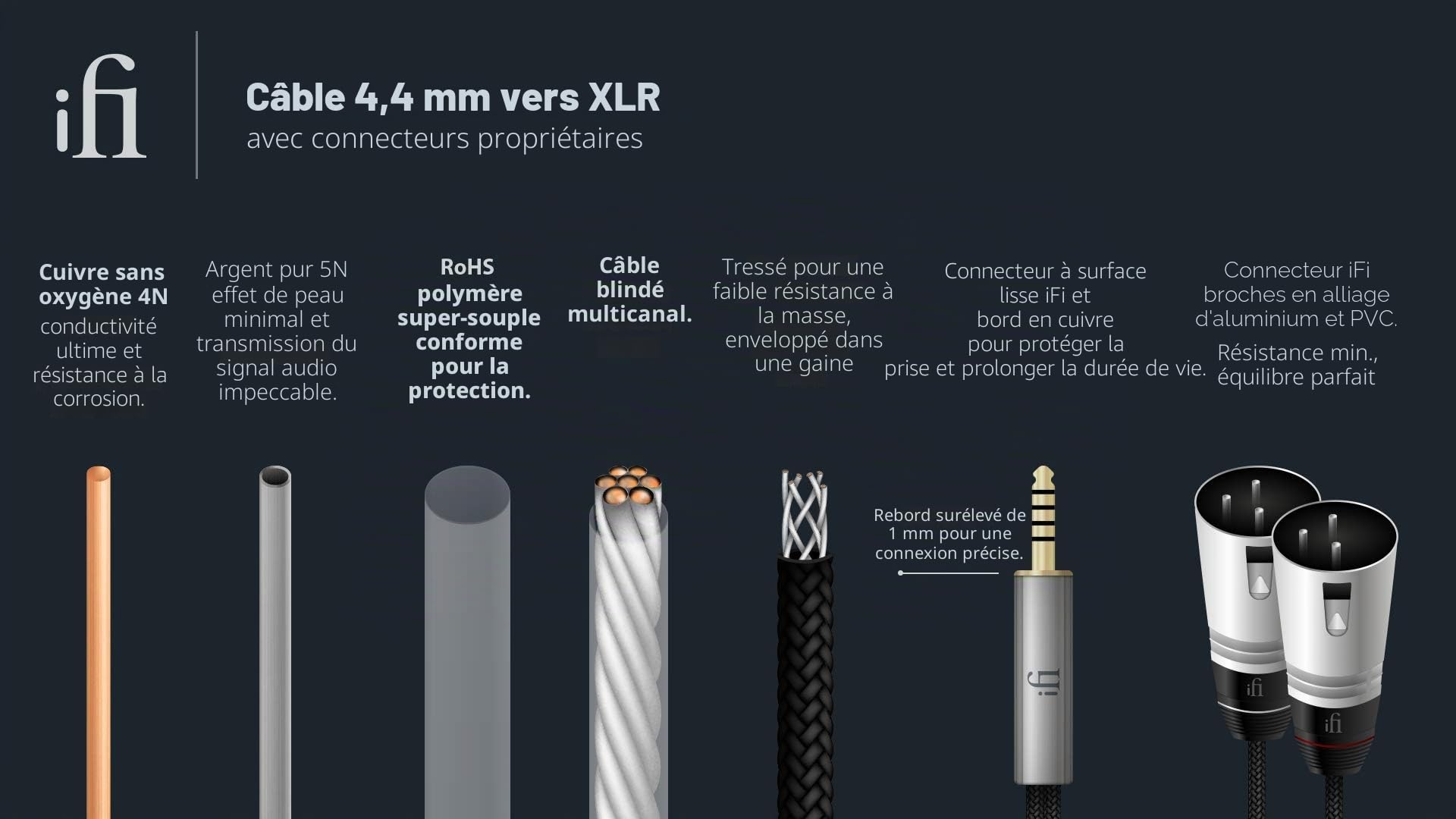 iFi 4.4mm to XLR cable