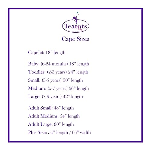 Miniatura 7 de Sleeping Beauty Good Fairy Costume Sets (Hats and Capes) - Kids, Teen, Adult and Plus Sizes (Plus Size, Blue)