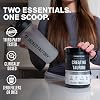 Jacked Factory Creatina + Taurina - Monohidrato de Creatina 5000mg con Taurina 2000mg para Aumentar la Fuerza Muscular e Hidratación Celular - 60 Porciones, Sin Sabor 3