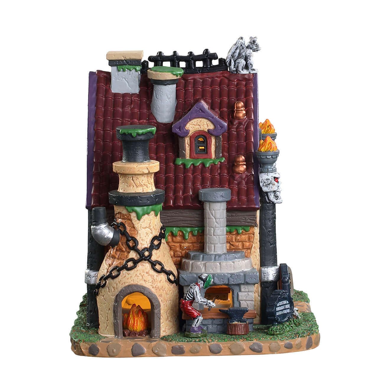 Lemax - Death`s Door Cemetry Gates 05614 Haus Halloween Spookytown
