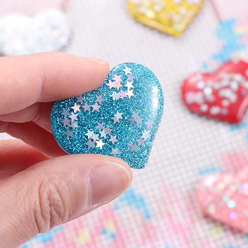 Miniatura 3 de DSLONG 6 soportes para cubierta magnética de pintura de diamante, localizador de cubierta de pintura de diamante en forma de corazón, soporte