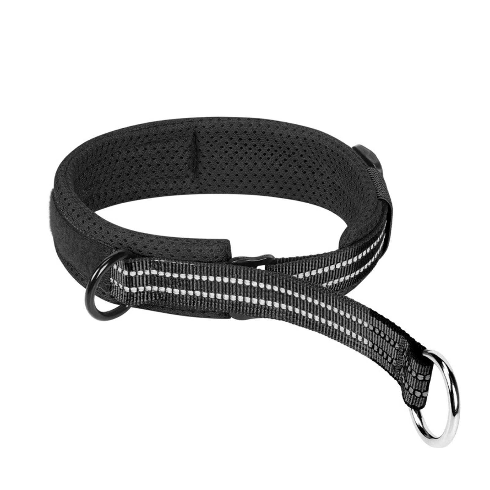 1 Collar Antitirones para Perros de Raza Grande, Diseño Robusto y Seguro, Ideal para Perros Fuertes y Activos, Correa Ancha para Comodidad y Control, para Entrenamiento y Paseos con Mascotas