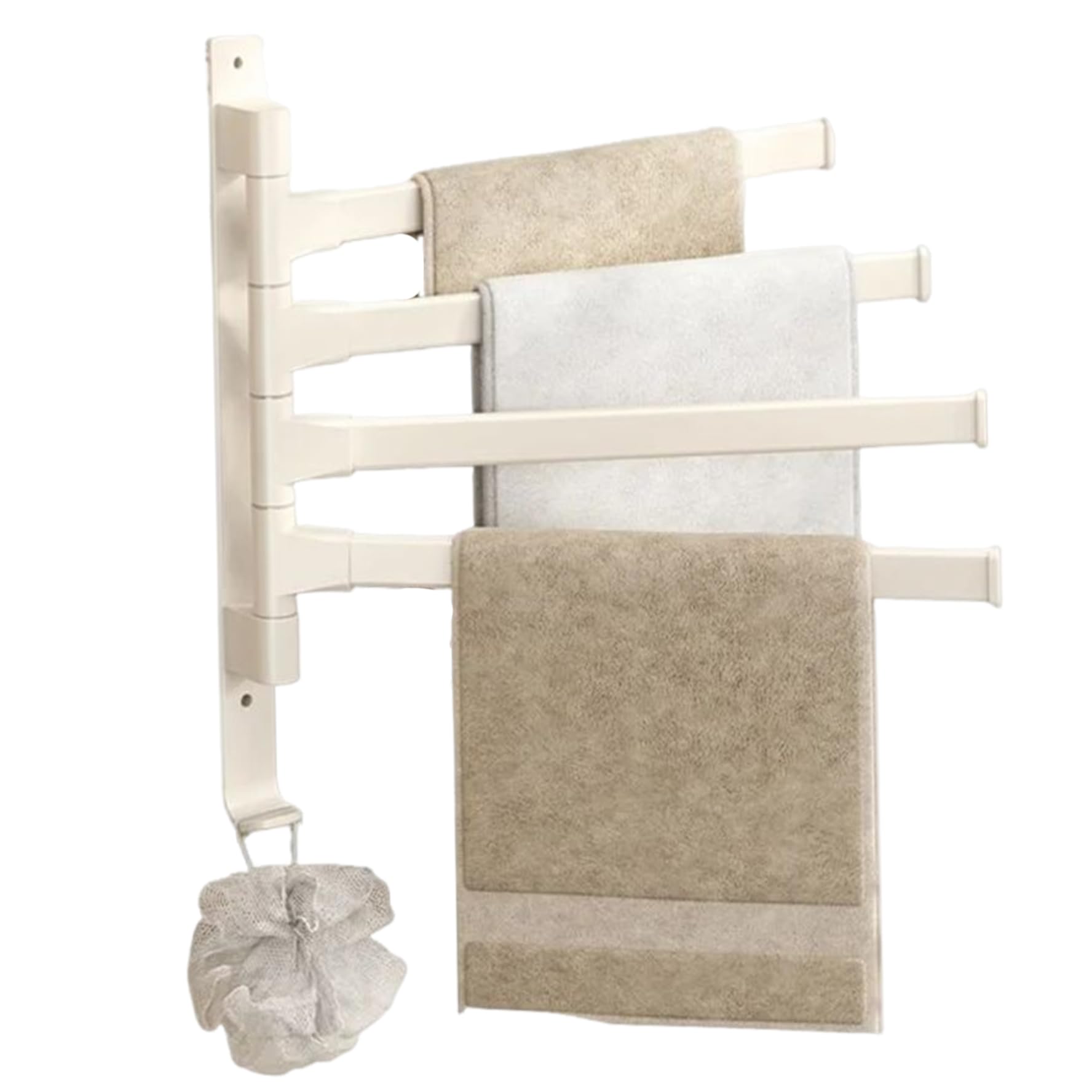 Rack de serviette pour salle de bain familiale optimisée et moderne