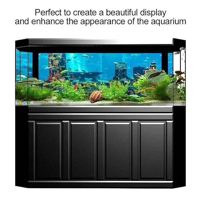 Foto 2 de 8 de Fdit PVC Coral Aquarium Background Underwater Poster Aquarium Pared Etiqueta Engomada Decorativa…