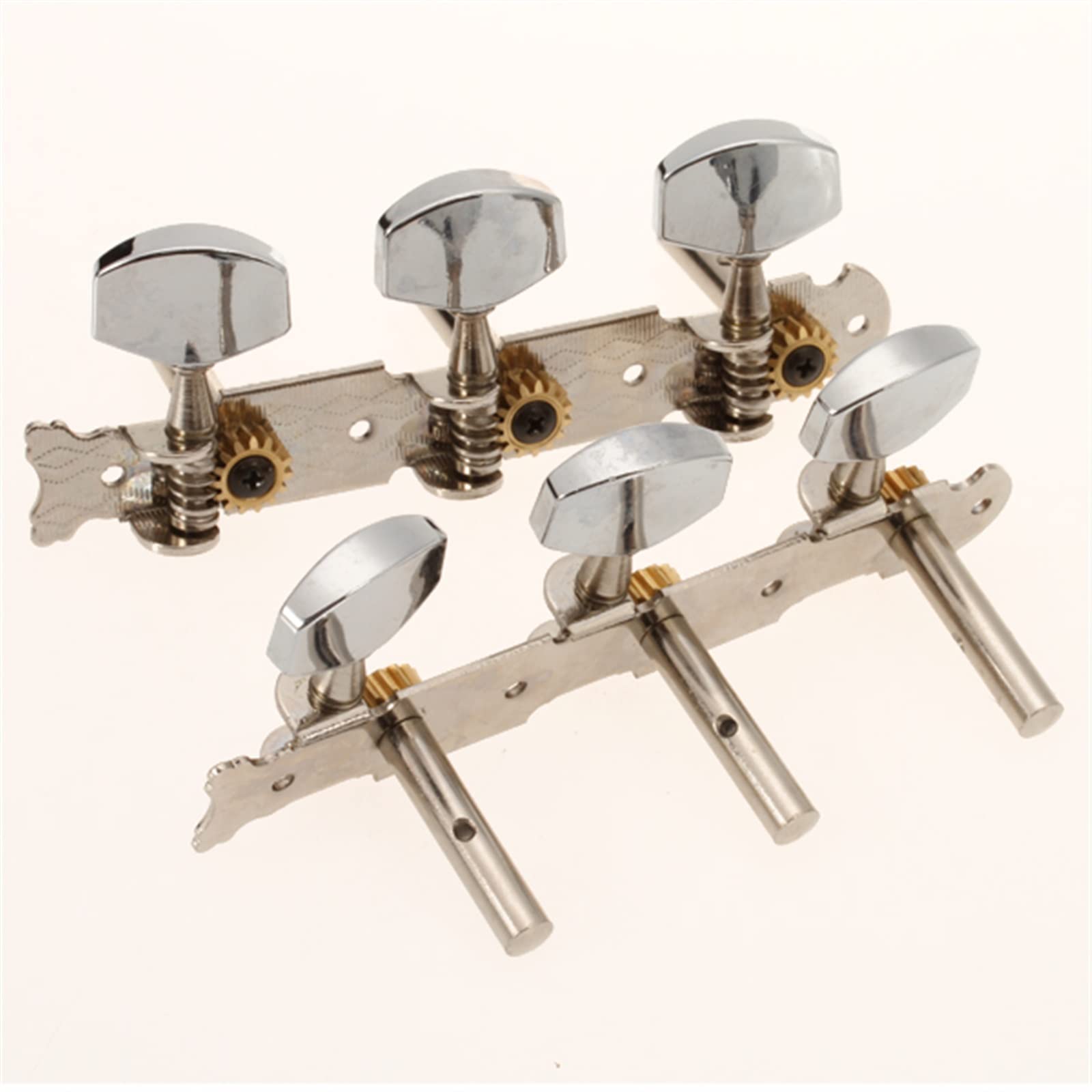 Mécaniques Guitare Mécaniques Guitar Tuning Pegs Instruments À Cordes Machine Têtes Tuners avec Chrome Guitar Remplacement Accessoires