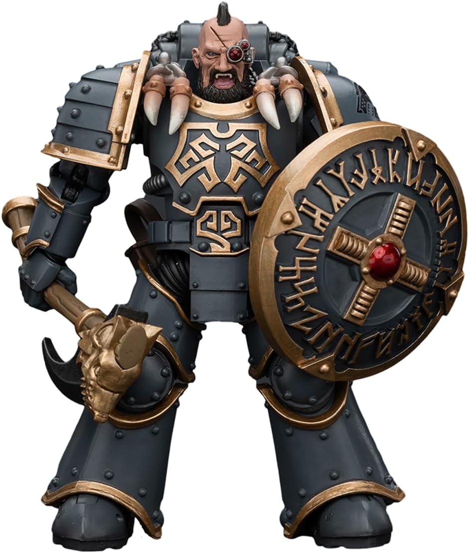 1/18 Warhammer 30K Action Figure Space Wolves Grey Slayer Pack Huscarl Collection Model Birthday Gift