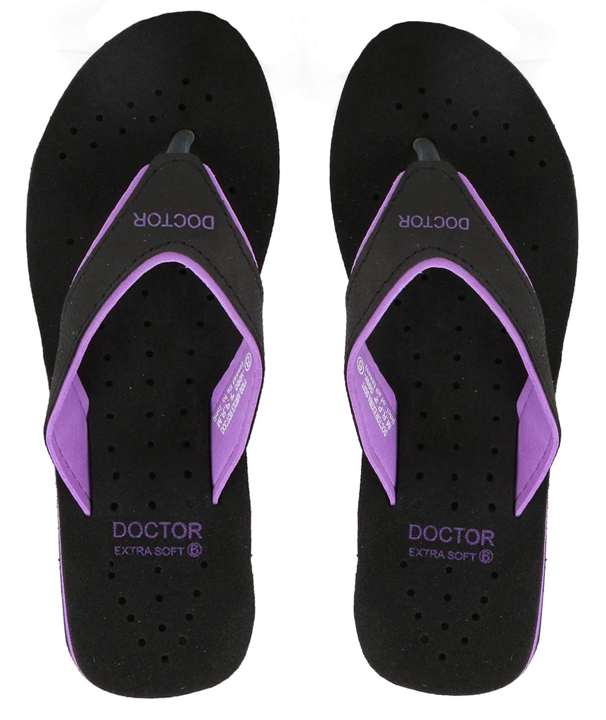 Fit O Fit Super Soft Flat Ortho Care Orthopaedic Comfortable Daily Use DR. Slipper/Flip Flops and House Slipper for Womens and Girls (PURPLE, numeric_8) (B09LRGZ2TX) Amazon Price History, Amazon Price Tracker