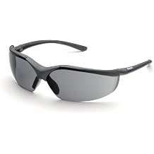 Delta Plus - SG-12G Gray Safety Glasses, Half-Frame, One Size