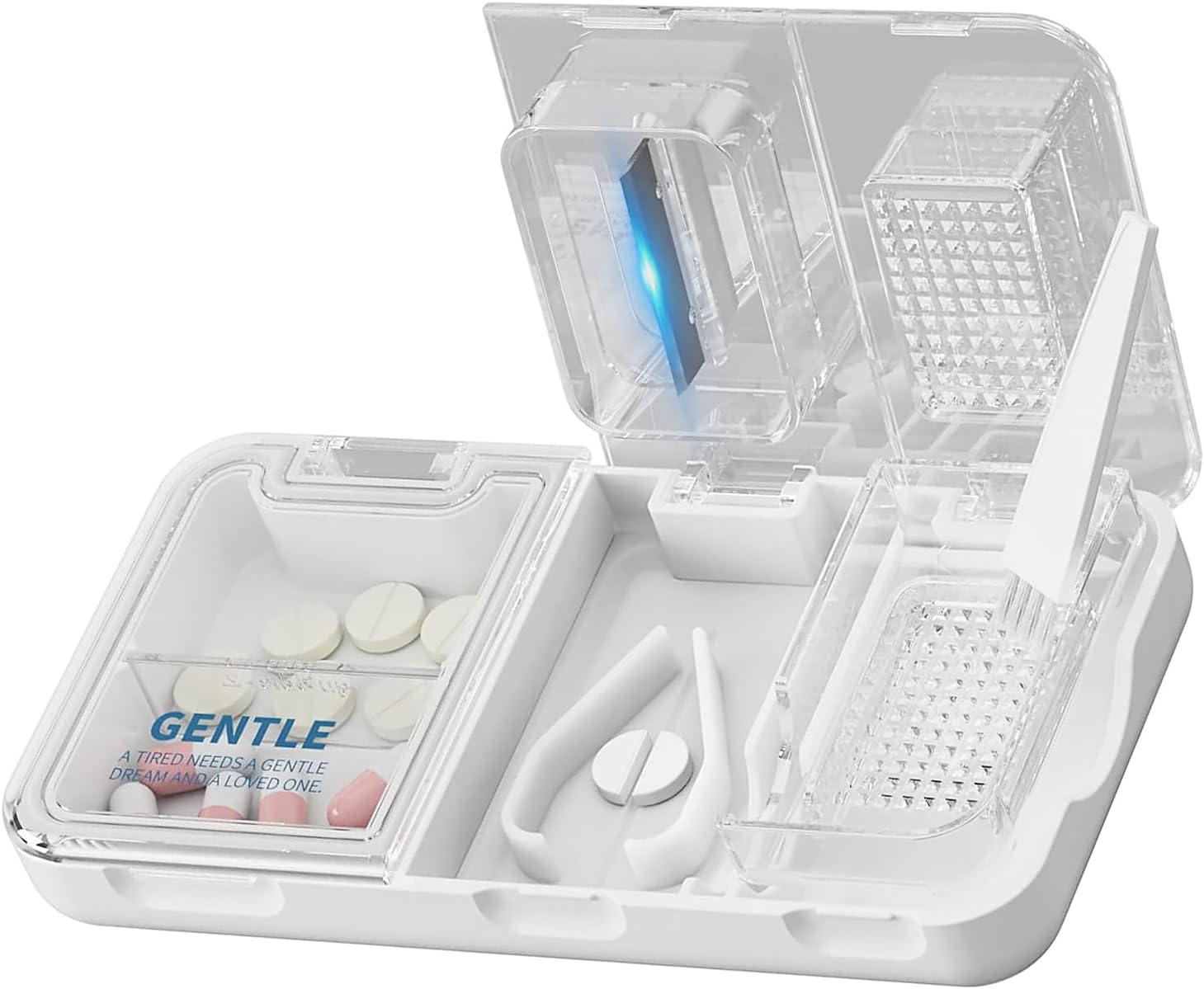 Amazon.com: CFMOUR 3-in-1 Pill Cutter Splitter for Small and Tiny Pills ...