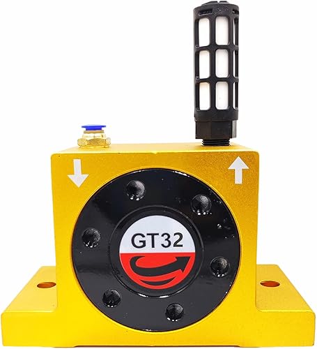GT-32 G 38 '' vibradores de turbina de control neumático vibrador giratorio de aire neumático vibrador industrial silencioso para tolva silenciador