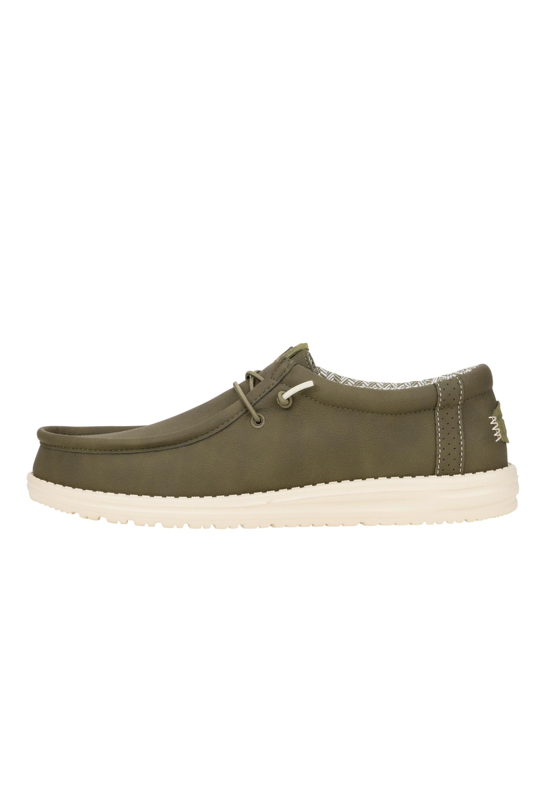 HEYDUDE Men's Wally Classic Olive Size 13, Men’s Shoes, Men's Slip-on Loafers, Comfortable & Light-Weight