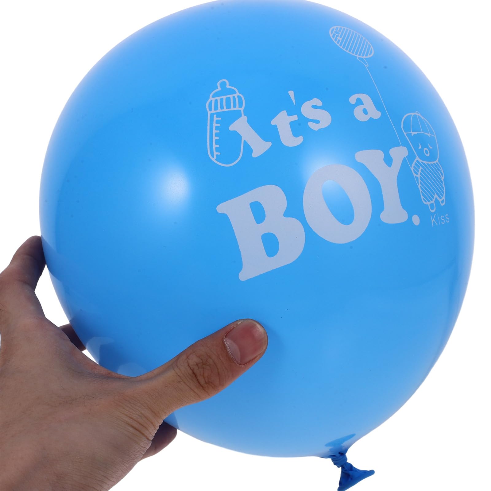 SUPVOX de revelación de género para Baby Shower – Kit de decoración con 6 globos (azul y rosa) – Sorpresa para anuncios de sexo bebé – 40 x 30 x 30 cm