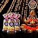 Pajean 100 Pieces Happy Diwali Party Favor Bags, Festival of Lights Gift Candy Bags with Twist Ties Cellophane Plastic Treat Goodie for Party, Indian celebration Supplies Decoration