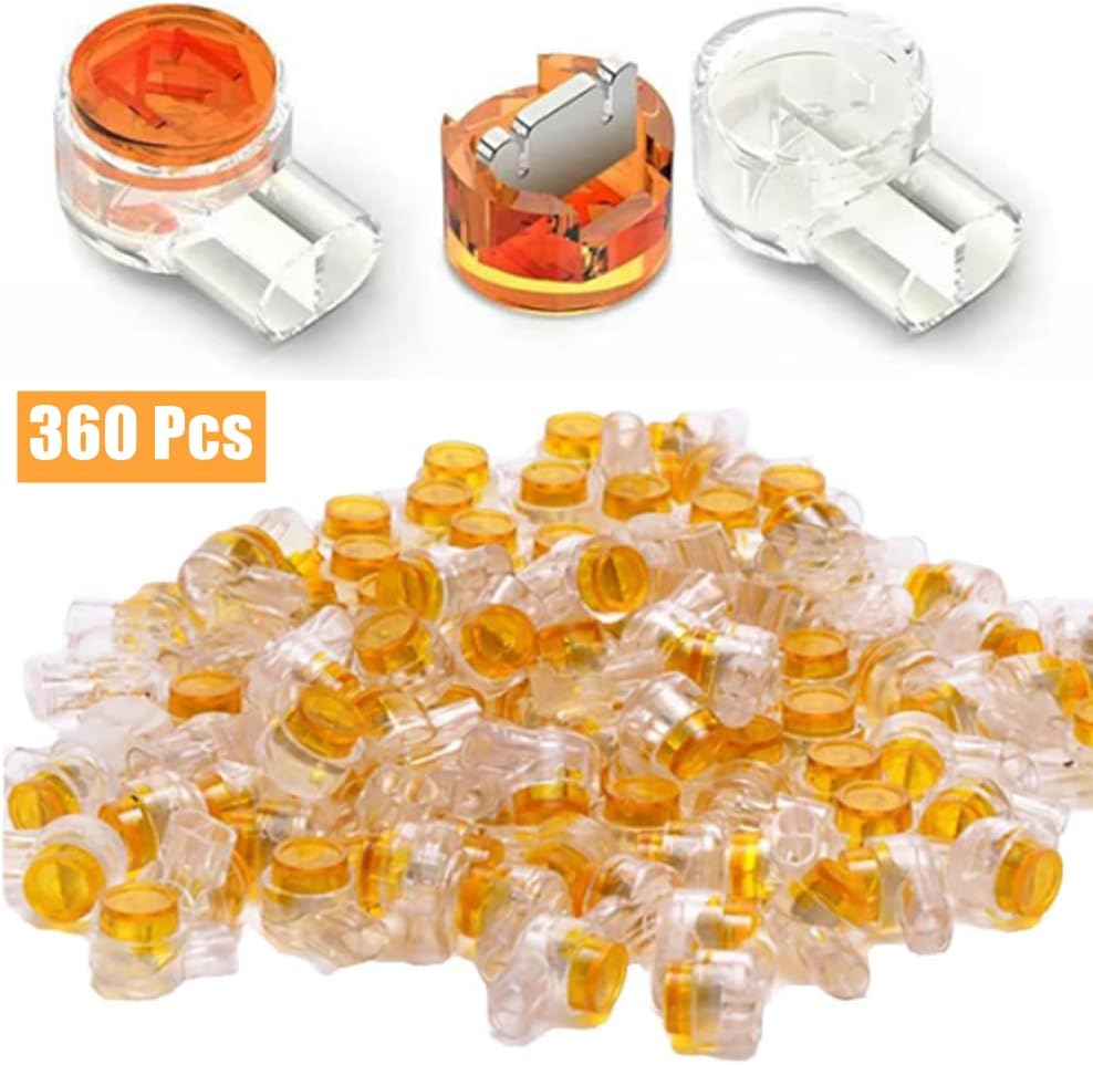 360 Pcs Telephone Cable Repair Splice Joiner K1 Connection Terminal