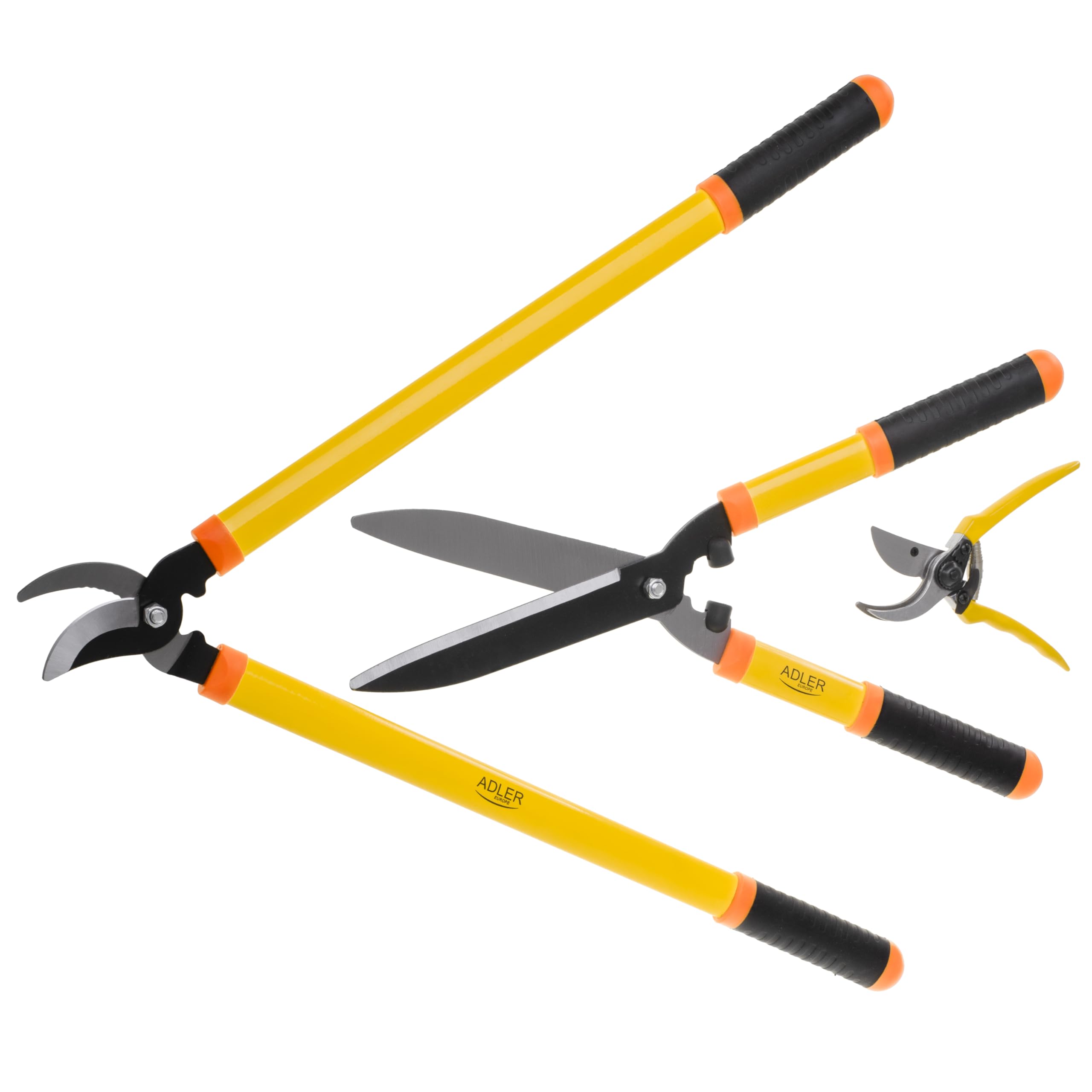 ADLER EUROPR Gartenwerkzeug Set - Heckenschere manuell und Gartenschere klein - Hochwertiger Stahl, Aluminiumlegierung - Für Gärtner, Kleingärtner und Pflanzenfreunde – Präzisionsschneidwerkzeug