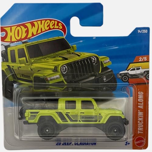 Hot Wheels - '20 Jeep Gladiator - Truckin' Along 2/5 - JJH91 - Carte courte - Design tout-terrain...