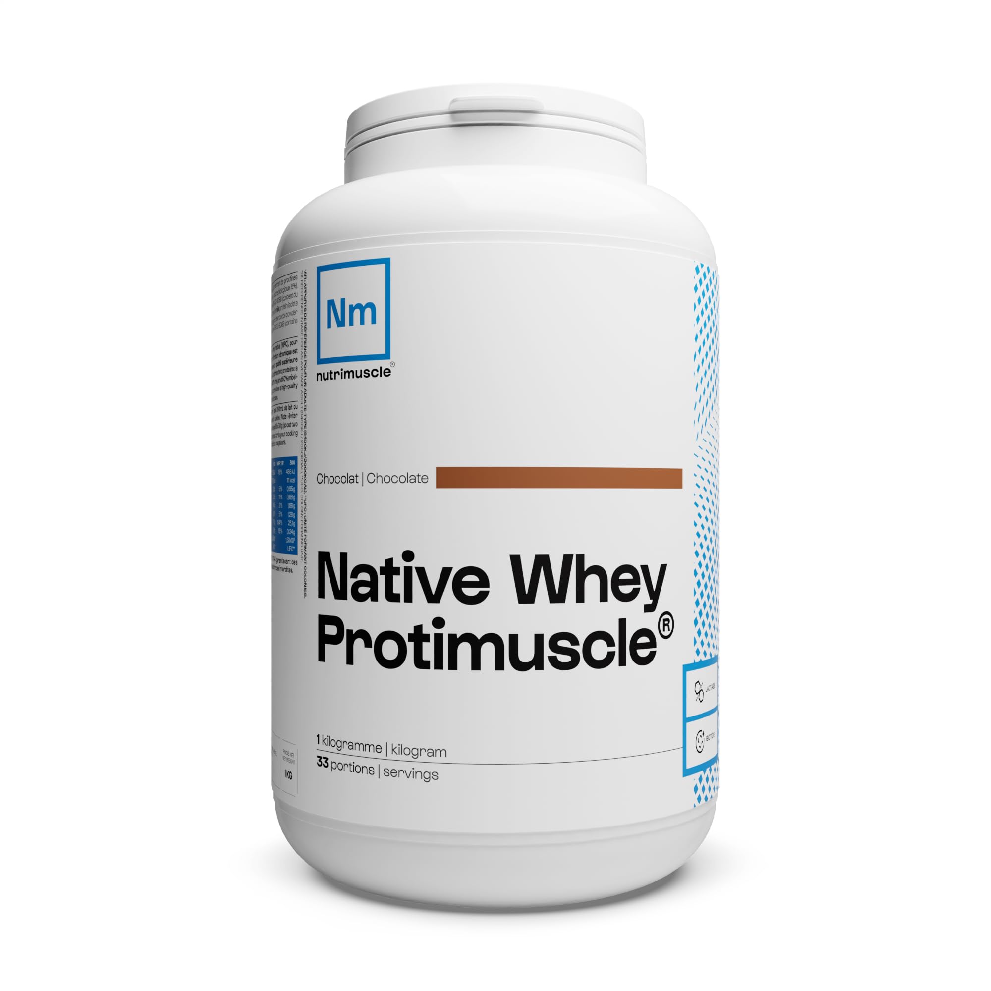 Nutrimuscle Whey Native Protimuscle Nutrimuscle 1 Kg Chocolat