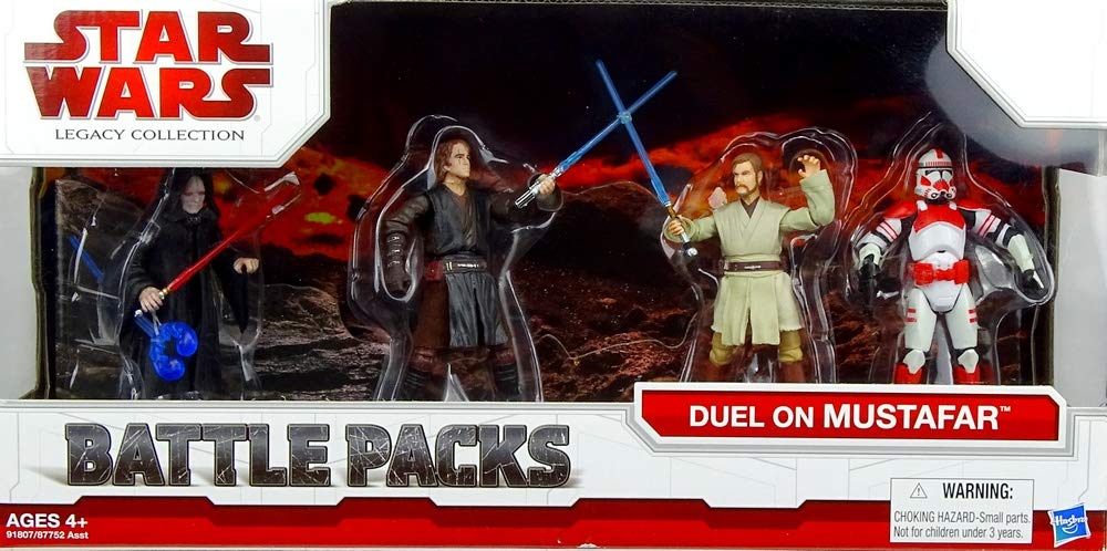 Star Wars Paquete de batalla de 3.75 pulgadas - Duel en Mustafar