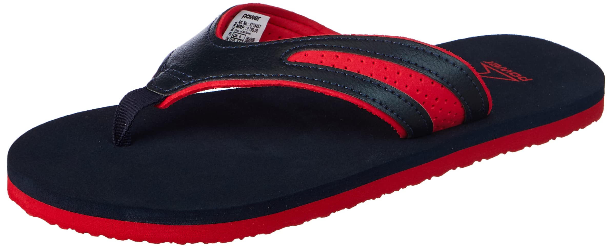 Power Slippers For Mens, Size UK India 8, Color Black (8716457 ) (B0BFF4G9HP) Amazon Price History, Amazon Price Tracker