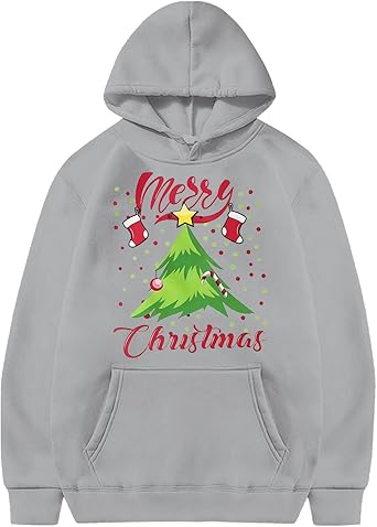 Générique Sweat à Capuche Noël Enfant Garçon Fille – Sweat
