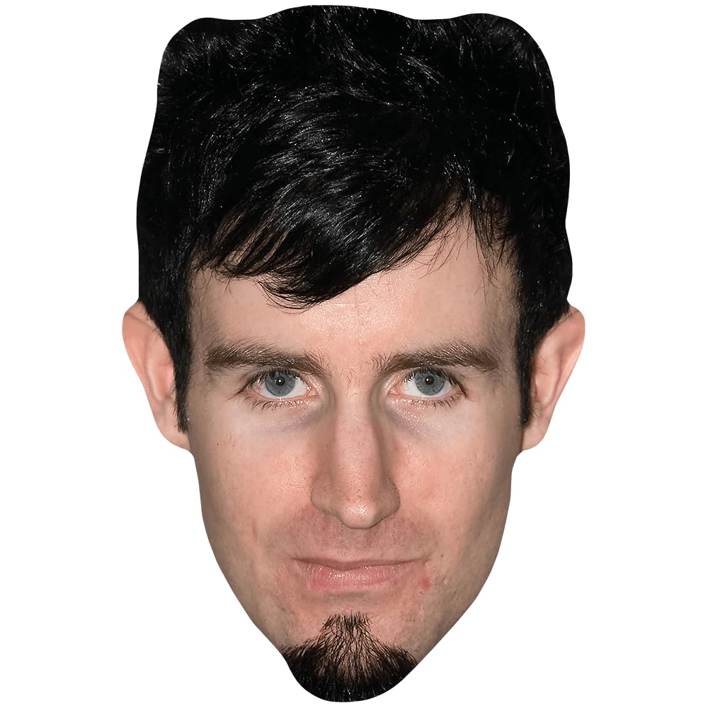 Rob Swire (Goatee) Celebrity Mask, Flat Card Face, Fancy Dress Mask