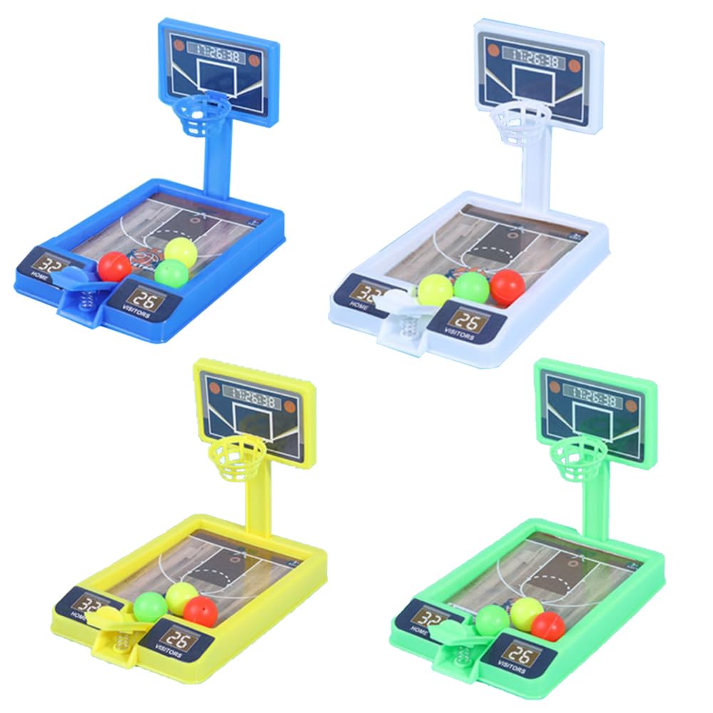Photo 1 of 4 Pack Tabletop Basketball Game Toys, Basketball Party Favors Desk Games for Office for Adult to Reduce Stress, Gifts Idea Classroom Prizes for Kids Boys Girls
