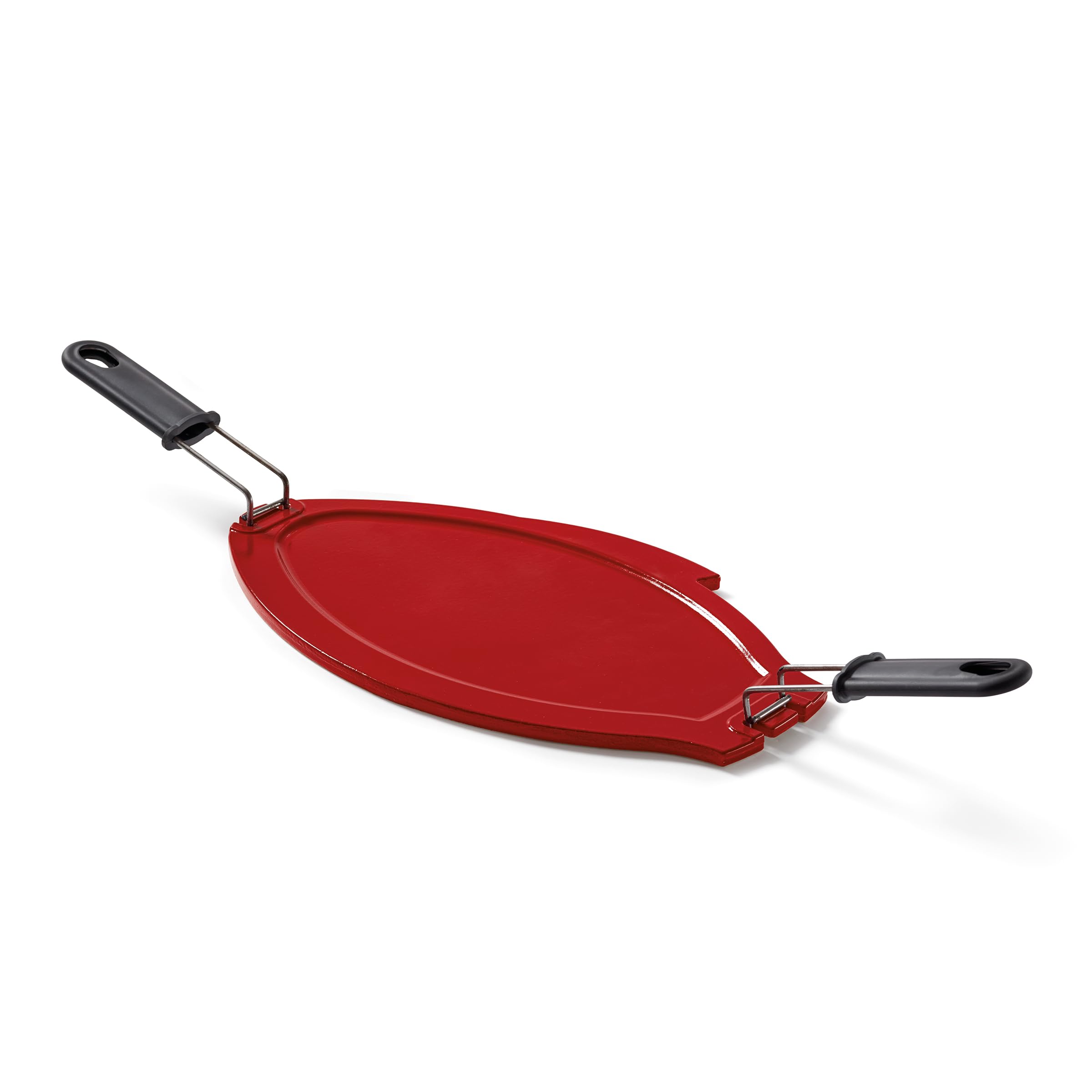 Fish Grill- Piedra refractaria | para Pescado | Piedra Ovalada | 40 x 23,5 cm | para Barbacoa de Gas o Horno | para Pescado al Punto