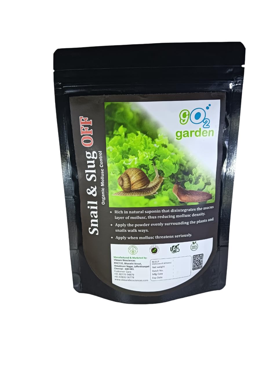 go2 garden SNAIL and SLUG OFF- Organic snail and slug control for organic garden-400gm (B0D8SYSH9N) Amazon Price History, Amazon Price Tracker