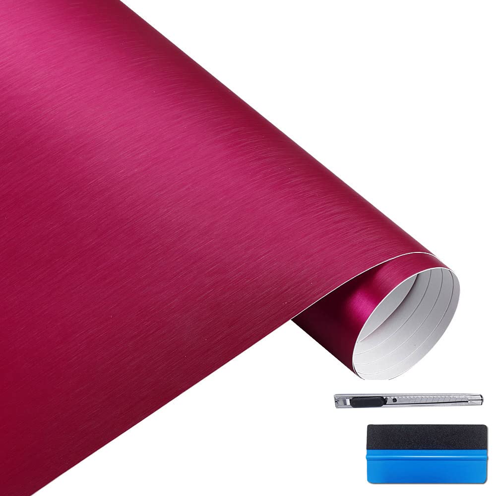 NewL 30 cm x 150 cm negro cepillado de acero inoxidable metálico película de envoltura de vinilo mate cromado cepillado para coche, hoja de pegatina para muebles de ordenador portátil de motor (negro) — view 21