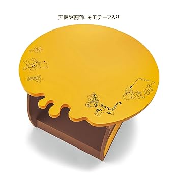 ベルメゾン　チップとデール　テーブル　正方形 切り株のようなテーブル「チップ＆デール」（ディズニー