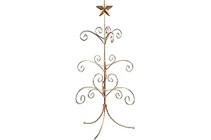 Tripar 22 Inch Gold Metal Mini Regent 3 Tier Ornament Display Tree Jewelry Organizer