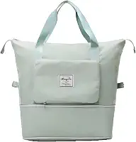 Bolsa Grande de Viagem Dobrável Impermeável Verde Claro TravelPack