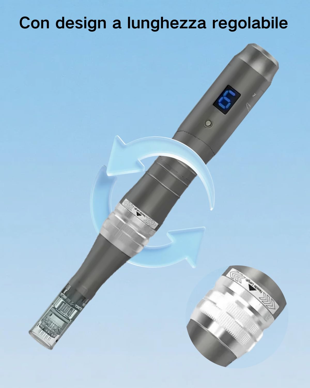 Dr.Pen Ultima M8 Microneedling Pen, Elettrica, Senza Filo, 10 Cartucce