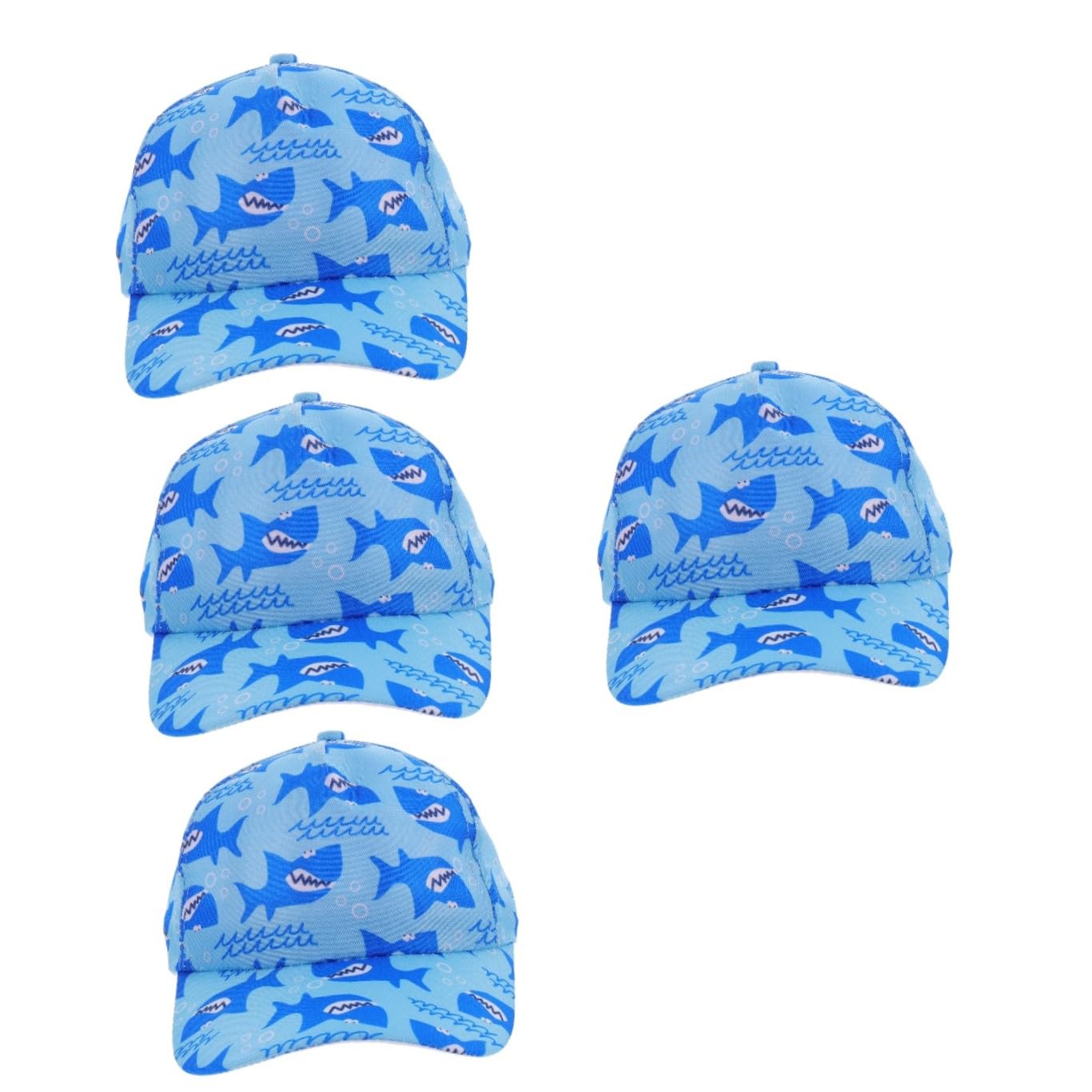 TOYANDONA 4 Gorras de Béisbol para Niñas Pequeñas Ajustables Y Cómodas para El Sol para Niñas de 2 a 4 Años para Jugar al Aire con Banda Elástica.