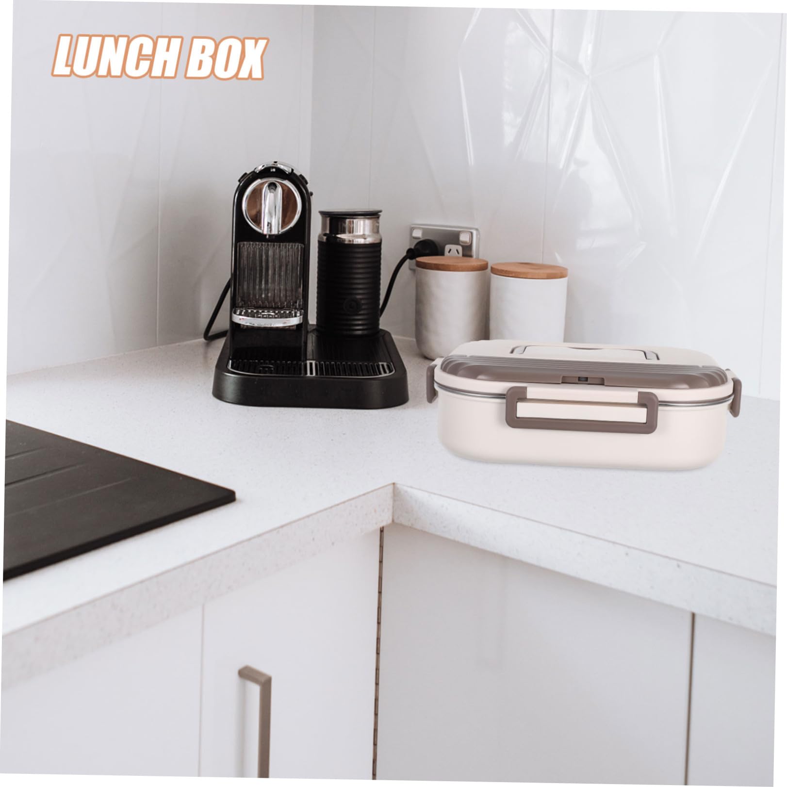 COLLBATH Boîte à Déjeuner Inox avec Compartiments Étanches Boîte Bento Double pour Repas Équilibrés Travail École et Sécurisée