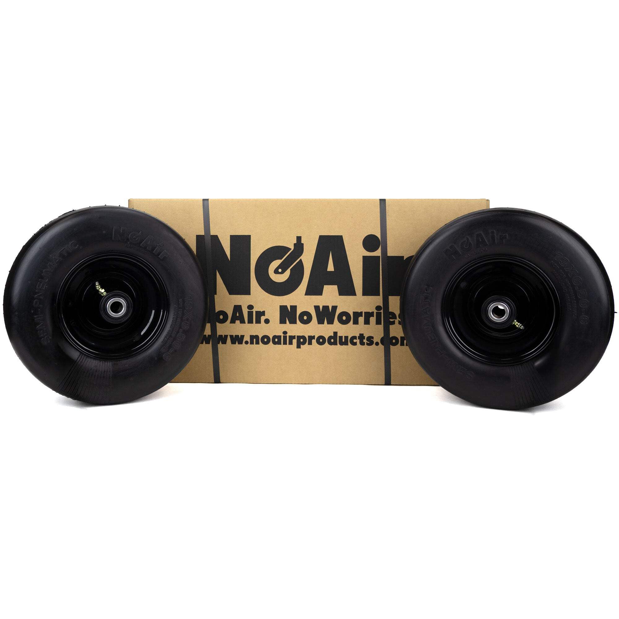 T1666[送料無料]ハイス　スチール　195/80R15 Amazon.com: NoAir® (2) Flat Free Tire Assemblies 13x6.50-6 Fits