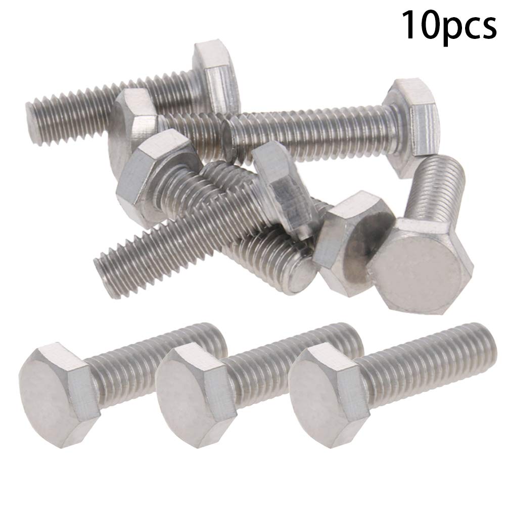 QWORK M6 Flanschmuttern mit Sperrverzahnung, 304 Edelstahl, 50 Stück