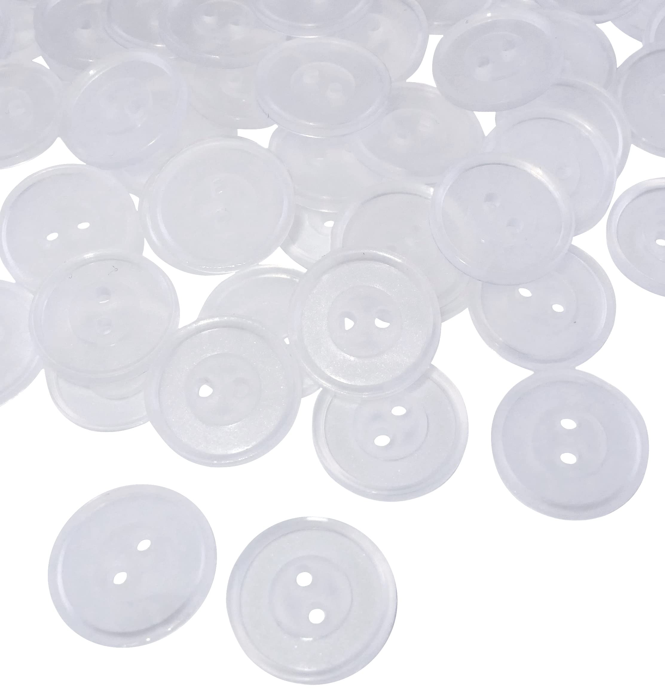 Lot De Boutons Ronds 2 Trou Pour Couture Et Bricolage