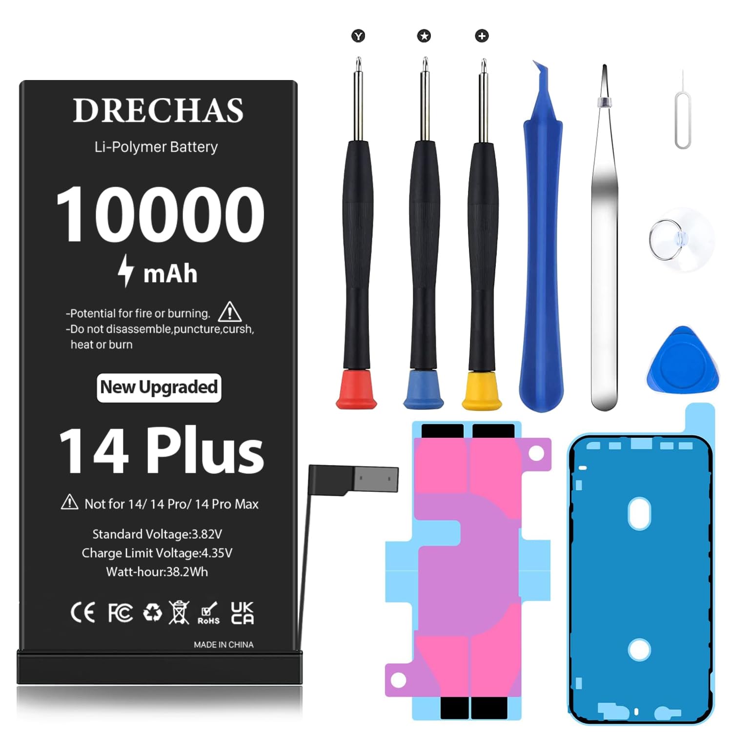 Amazon.com: [10000mAh]Battery for iPhone 14 Plus, Upgraded