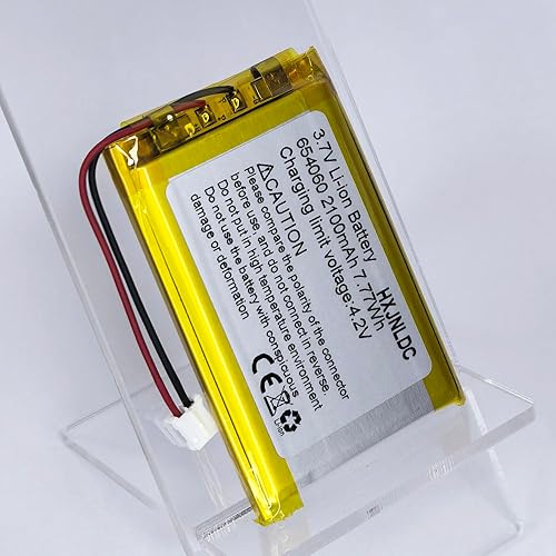 Miniatura 6 de DC 3.7V 2100mAh 654060 (704060) Batería de repuesto de polímero de litio recargable para productos electrónicos DIY 3.7-5V con reemplazo de batería