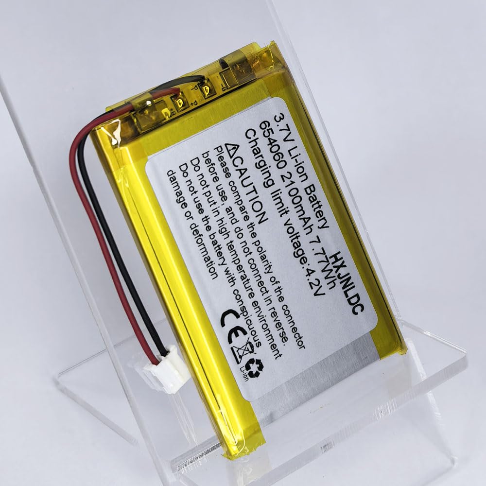 Amazon | DC 3.7V 2100mah 654060(704060) 充電可能リチウムポリマー