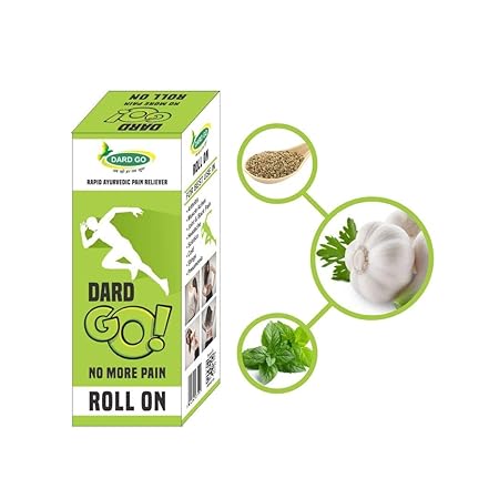 DardGo Roll On Ayurvedic Pain Reliever For Men & Women 60 Ml Pack Of 2)