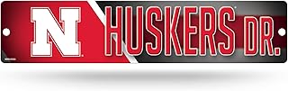 Rico Industries NCAA Nebraska Cornhuskers Plastic 4" x 16" Street Sign