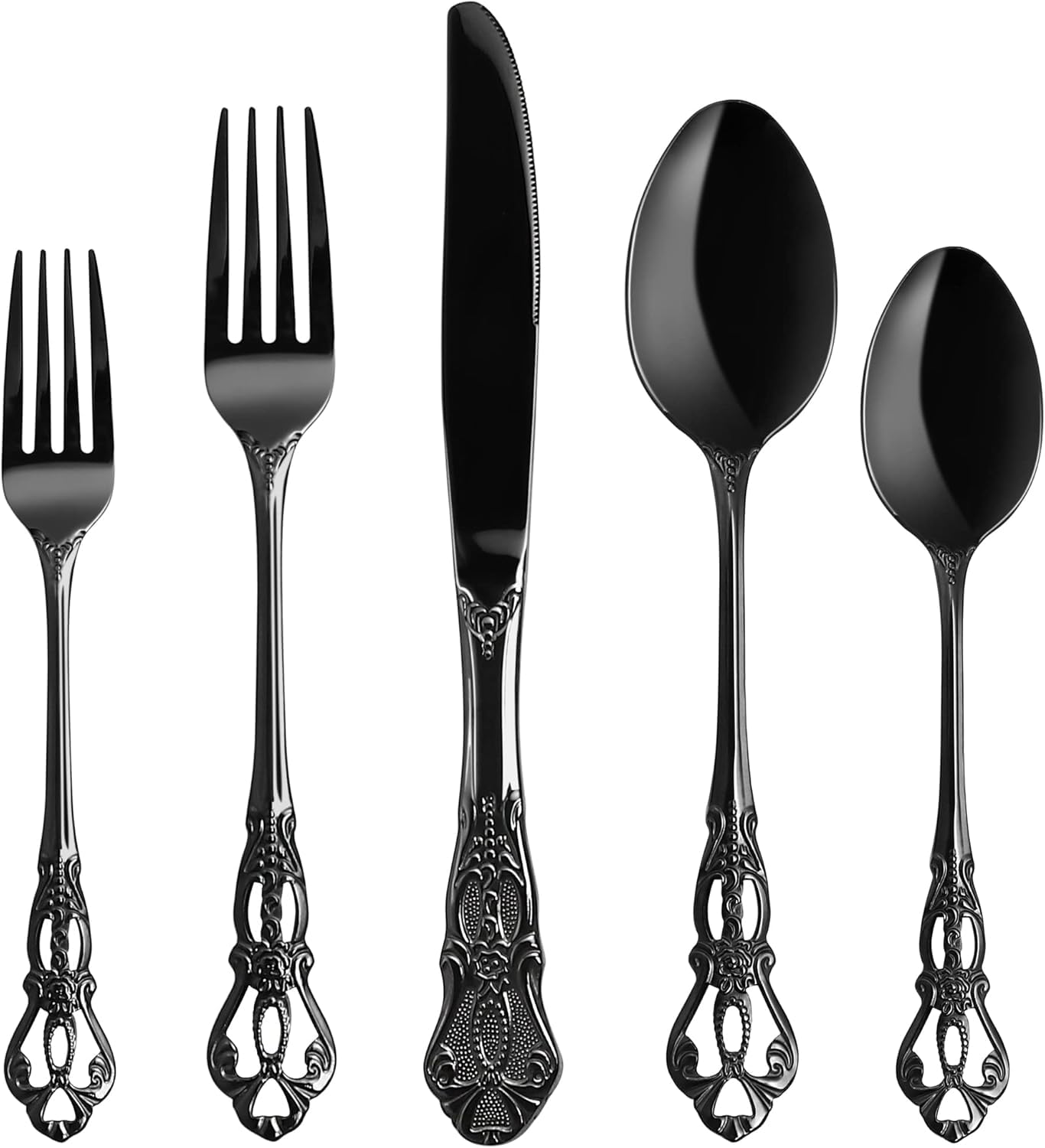 Retro Royal Besteck Set aus Edelstahl