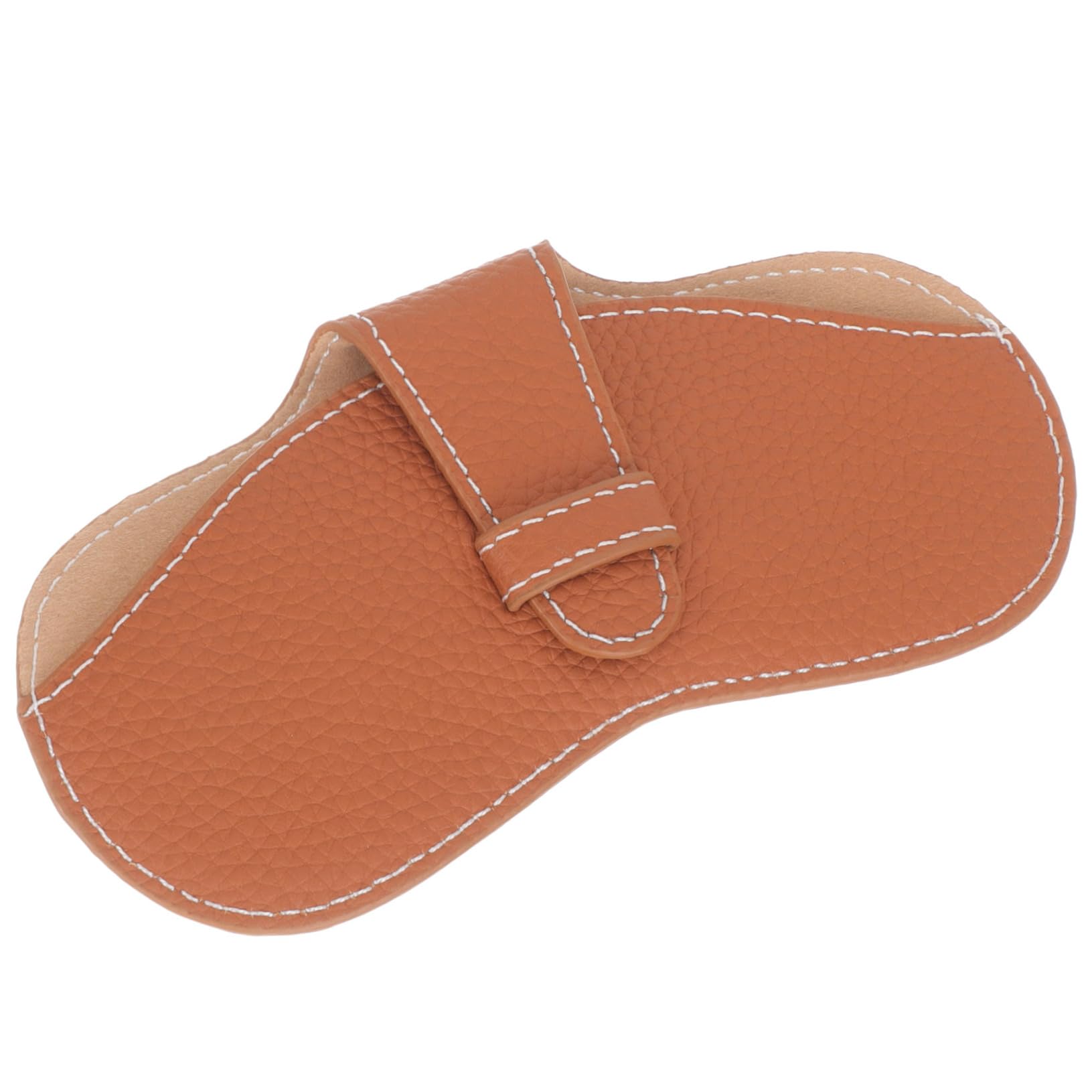 Healvian borsa per occhiali sunglasses borsetta valige custodia per occhiali da viaggio custodia morbida per occhiali custodia per occhiali sottile comoda custodia per occhiali pelle Brown
