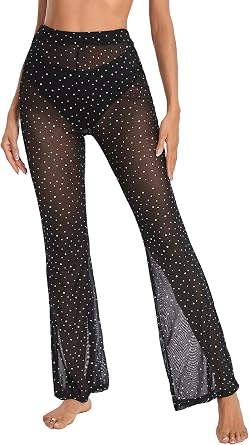 Verdusa Women's Rhinestone High Waist 