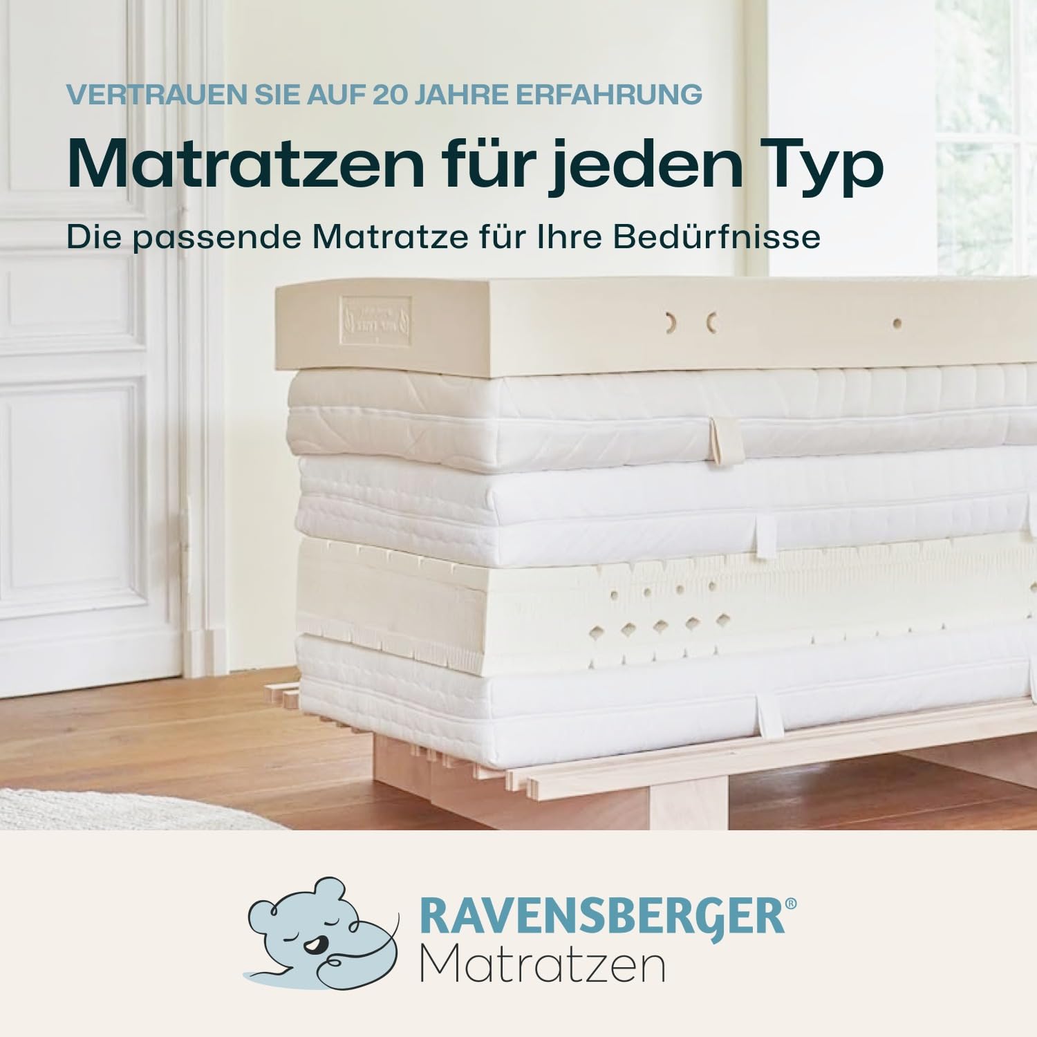 3F Boxspringbett Bea 160x200 cm Schwarz Härtegrad H2 | 7-Zonen Taschenfederkern Matratze + Visco Topper