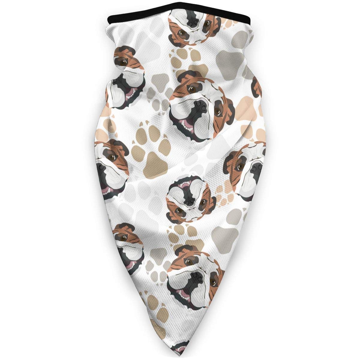 ERGDF Colorful And Playful Border Collie Windproof Dust-proof Motorcycle Face For Out Riding Motorcycle Bicycle Bike